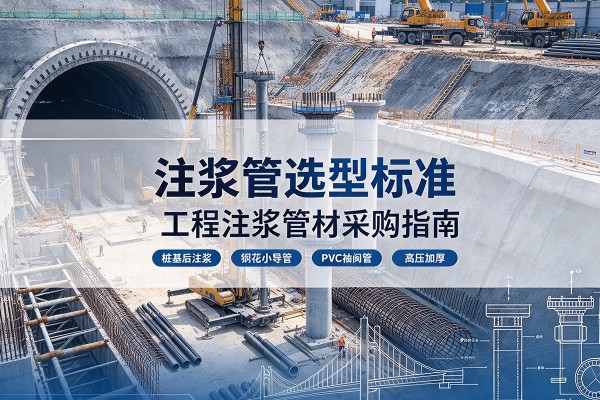萨尔图注浆管选型标准